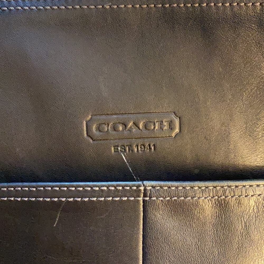Black Coach Purse - Picture 2 of 5